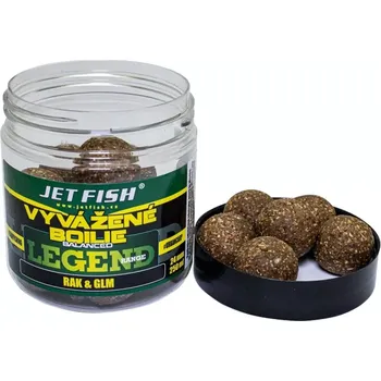 Boilies JET FISH Vyvážené boilie Legend Range Rak & GLM 250ml 20mm (JET FISH Vyvážené boilie Legend Range Rak & GLM 250ml 20mm)