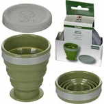 MFH Skládací kelímek / silikonový pohár s víčkem 200 ml MFH® Adventure