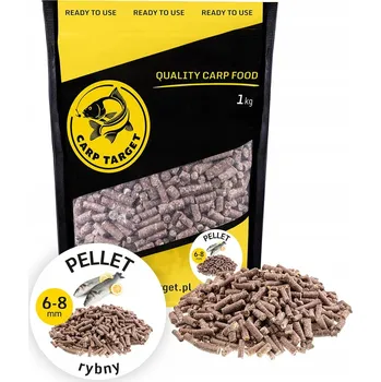 Carp Target Návnada kg Rybářské pelety Ryba 8 mm Návnada na ryby