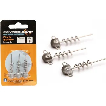 Rybářský háček Jigová hlavička Savage Gear Corkscrew 6 g