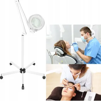 Stojací lampa LED Kosmetická Lupa Stojací Profesionální pro Tetování a Salony