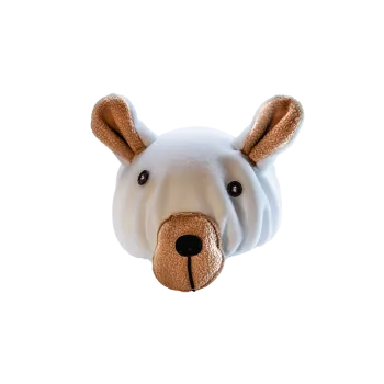 Karnevalová maska Baret MEDVĚD LEDNÍ 530-13