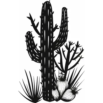 Plakát Plakát Kaktus v Květu bez rámu 61 x 90,5 cm