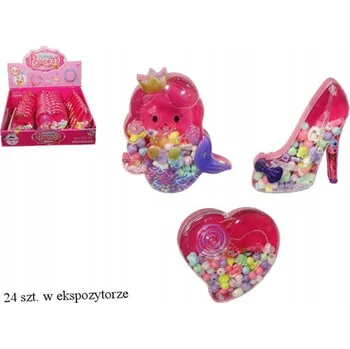 Dětské navlékací korálky OZDOBNÉ KORÁLKY Pro Rukodělné Aktivity DEKORATIVNÍ KORÁLE DO BIŽUTERIE V KRABIČCE