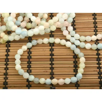 Náramek Náramek morganit broušený kuličky 6mm