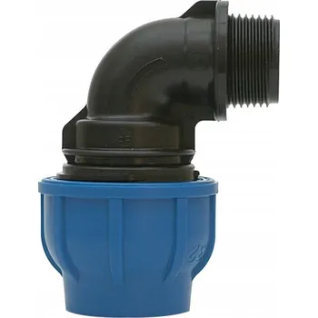 Vodovodní potrubí PE koleno VNĚJŠÍ ZÁVIT 25x3/4" kolínko ...051