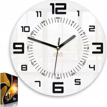 Hodiny Nástěnné hodiny Volan bílé, černé 28 cm