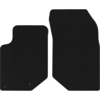 autokoberec Velurové autokoberce s upevněním v sadě Edecor