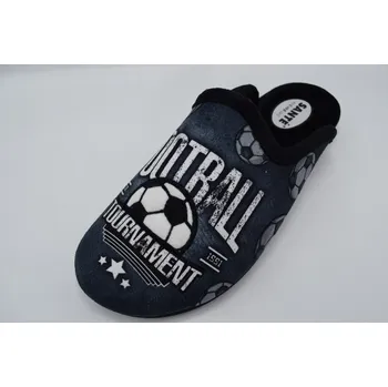 Pánské polobotky SANTÉ pánský domácí pantofel AB/11642 FOTBAL Velikost: 41