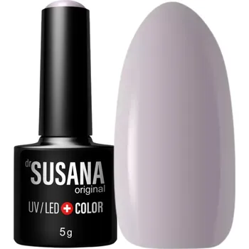 Lak na nehty SUSANA GREY 210 HYBRIDNÍ LAK NA NEHTY SVĚTLE ŠEDÝ POPELAVÝ HOLUBÍ S NÁDECHEM RŮŽOVÉ