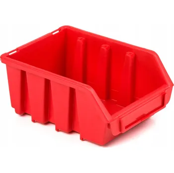 Úložný box 5 x Kontejner Kuweta Organizer Červený 160x115x75