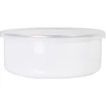 Smaltovaná nádoba s víkem nízká - 900 ml sublimace termotransfer