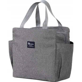 Lehká Termotaška na jídlo, oběd, Šedá, malá termotaška