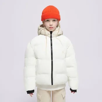 Chlapecké oblečení Jordan Bunda Zimní- Jdg Heaviest Wt Puffer Girl Krémová 122-128 Cm