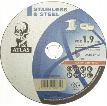 Řezný kotouč Kotouč Atlas 66252845014 230x1,9x22,2 mm