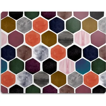 Miska pro psa Pro psa ochranná podložka pod misky Hexagony 90x60 cm