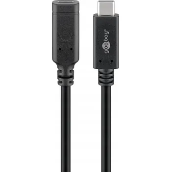 Datový kabel Kabel Goobay USB typ C - USB typ C 1 m černý