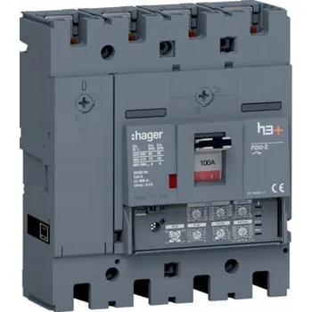 Jistič Jistič h3+ P250 4P 100A 70kA LSI HET101JR