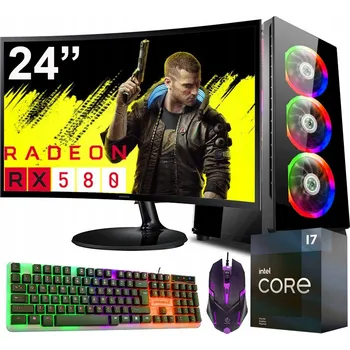 Stolní počítač POČÍTAČ i7 16GB RX5808GB SSD WiFI WIN10