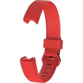 Řemínek na hodinky Silikonový Řemínek / FitBit ALTA HR / Červený / Vel. L