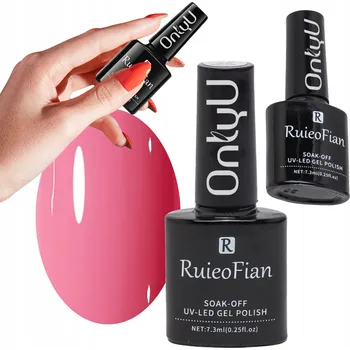 Lak na nehty TMAVĚ RŮŽOVÝ HYBRIDNÍ LAK NA NEHTY S LESKEM UV lak OnlyU/L016