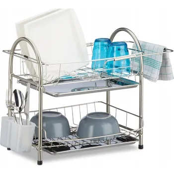 Odkapávač na nádobí Odkapávač (sušák na nádobí) Relaxdays 28 cm x 60 cm x 39,5 cm