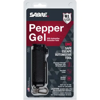 Obranný sprej Sabre Red pepřový gel 3v1