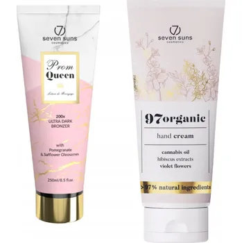 Péče o ruce 7suns Prom Queen Ultra Dark Bronzer Golden Edition + Krém na ruce 75 Ml ZDARMA