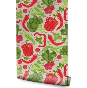 Fototapeta Tapeta zelenina paprika chilli koření do kuchyně