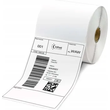 Papír Samolepicí etiketa Allbag bílá 100x150 mm 500 ks perforace