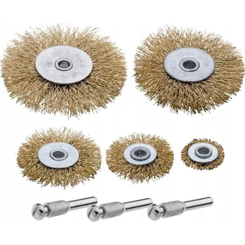 Drátěný kartáč KOTOUČOVÝ DRÁTĚNÝ KARTÁČ OCELOVÝ 25-75mm 5KS