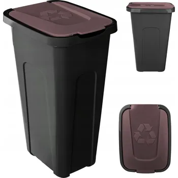 Odpadkový koš ODPADKOVÝ KOŠ NÁDOBA NA TŘÍDĚNÝ ODPAD 30L KYBLÍK POPELNICE S VÍKEM