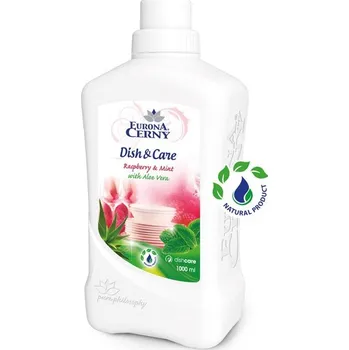 Mycí prostředek Eurona Gel na ruční mytí nádobí s Aloe vera – Malina a máta, 1 000 ml