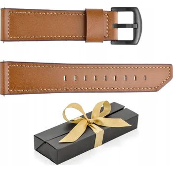 Řemínek na hodinky KOŽENÝ ŘEMÍNEK PRO SAMSUNG GALAXY 46MM / 3 45MM / GEAR S3 FRONTIER CLASSIC