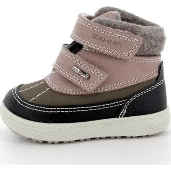 Dívčí zimní obuv Zimní boty Primigi 6852433 NABUK/ GOMMA/ NEW/TAUPE s membránou dívčí Velikost: 24