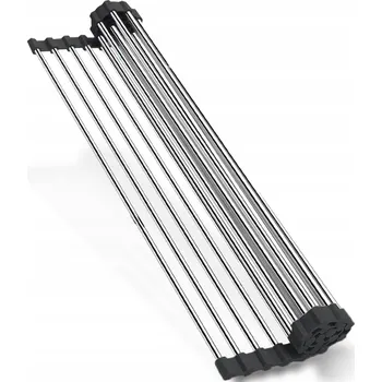 Odkapávač na nádobí Marctani skládací odkapávač na nádobí, ovoce, nerezová ocel, 47 x 35 cm