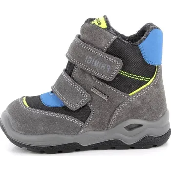 Chlapecké polobotky Zimní boty Primigi 6861711 SCAMOSC/TECNIC/GRIG s membránou chlapecké Velikost: 22