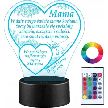 Lampička Plexido vícebarevná Noční lampa