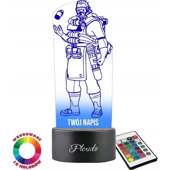 Lampička Plexido vícebarevná Noční lampa