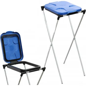 Odpadkový koš Odpadkový koš kovový, plastový Drewmet 120 l modrý