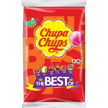 Bonbon Chupa Chups The Best Of lízátka mix chutí 120x 12 g