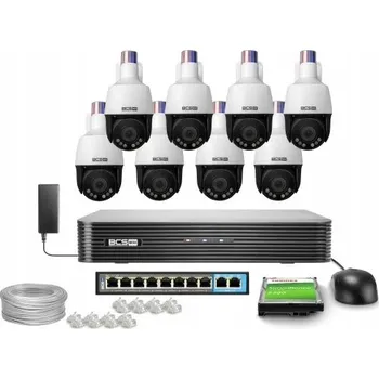 Bezpečnostní kamera Sada IP kamerového systému pro dům 8x BCS-B-SIP154SR5L1(2.0) 5 Mpx IR 50m motozoom