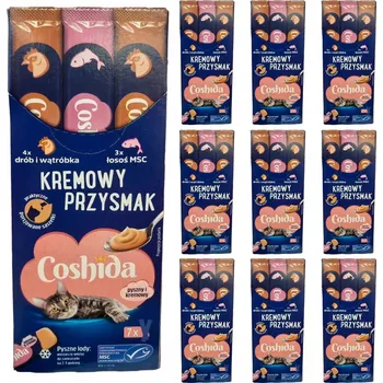 Pamlsek pro kočku Pamlsek pro kočky Coshida losos - drůbež 7x16 g