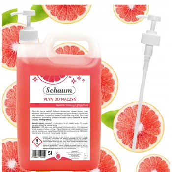 Mycí prostředek Prostředek na mytí nádobí Schaum Grapefruit 5 l