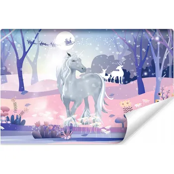 Fototapeta Fototapeta pro děti JEDNOROŽEC Pohádka Les 270x180