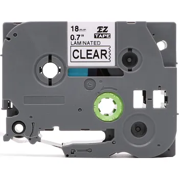 Pásek do tiskárny Páska do Brother TZ-FX141 18mm 8m Průhledná TZE-FX141