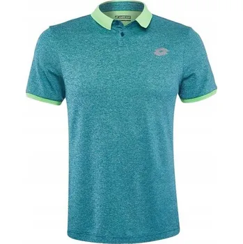 Pánské tričko POLO TRIČKO LOTTO DRAGON II PÁNSKÉ ZELENÉ M