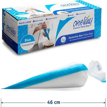 Sáček na potraviny One Way Plastics One Way Cukrářský sáček Masterline Blue M (46x26cm) 100ks