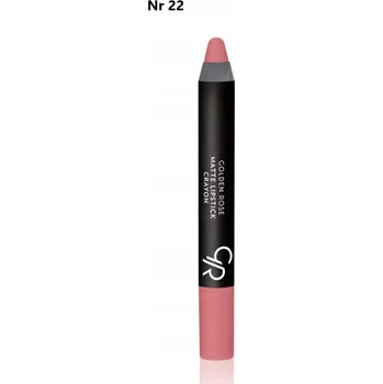 Rtěnka Golden Rose Matte Lipstick Crayon 22 3,5 g matná rtěnka v tužce