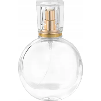 Láhev OZDOBNÁ SKLENĚNÁ LAHVIČKA NA PARFÉM S ATOMIZÉR Z HLINÍKU - 30 ML!